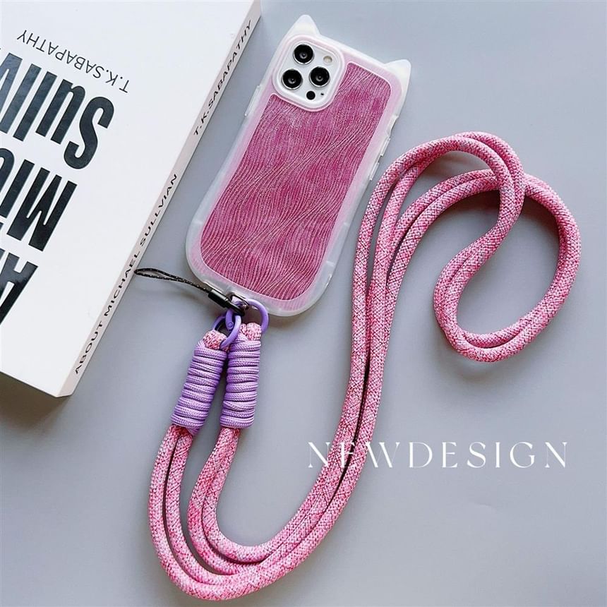 Phone Pad Lanyard Plain with Strap