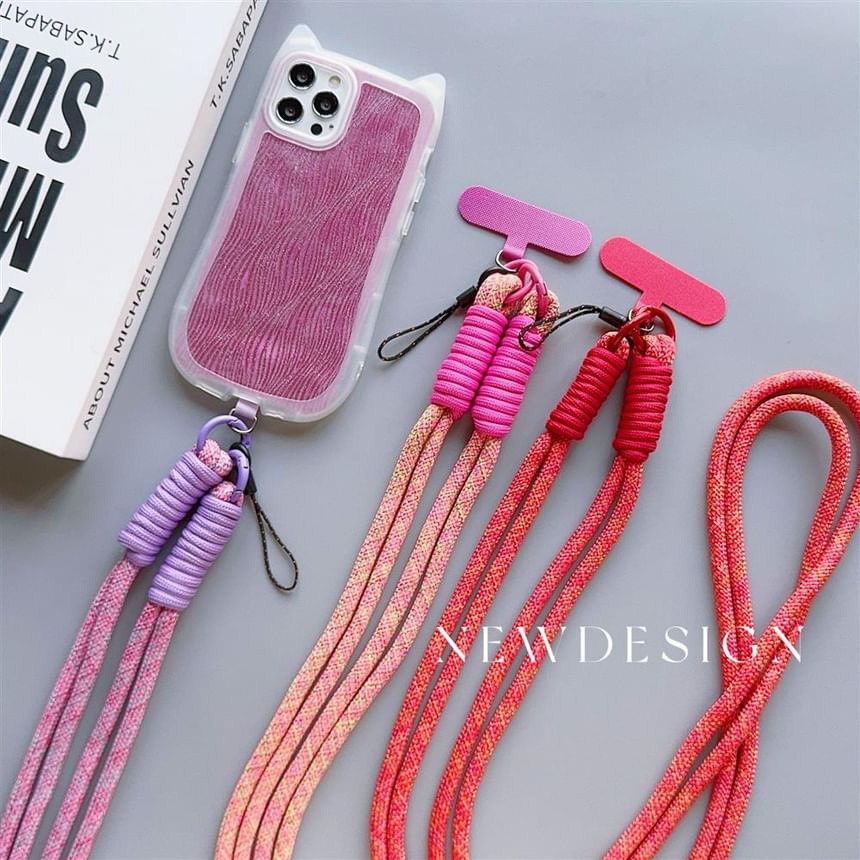 Phone Pad Lanyard Plain with Strap