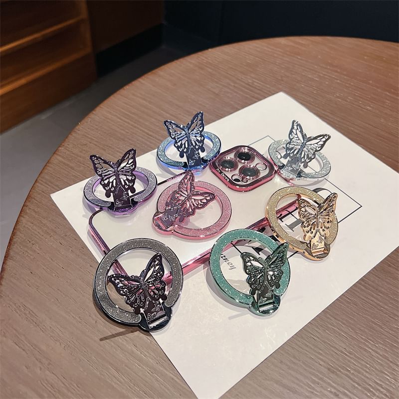 Glitter Butterfly Phone Magnetic Stand