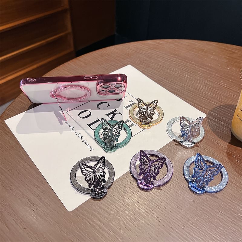 Glitter Butterfly Phone Magnetic Stand