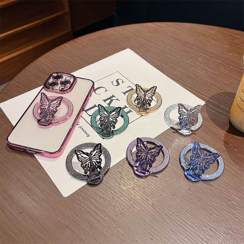 Glitter Butterfly Phone Magnetic Stand