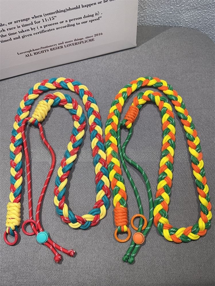 Braided with Phone Lanyard Pad