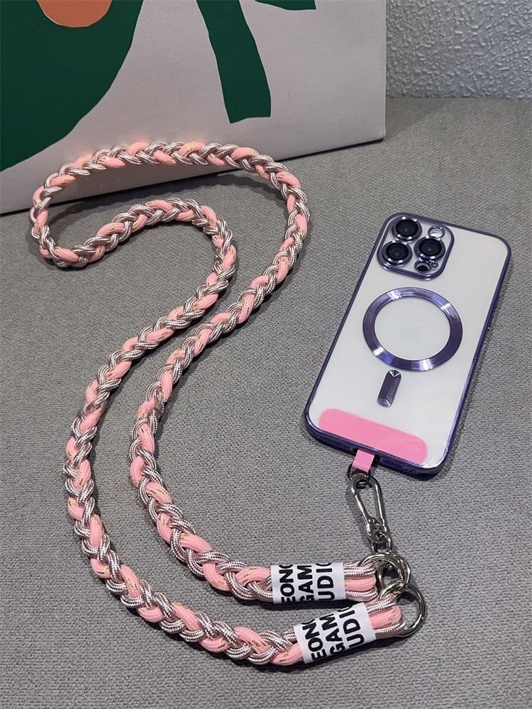 Phone Lanyard Braided and Pad Strap with