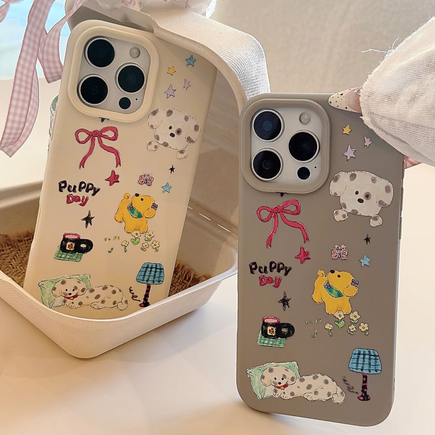 Dog Print Cartoon Phone Case