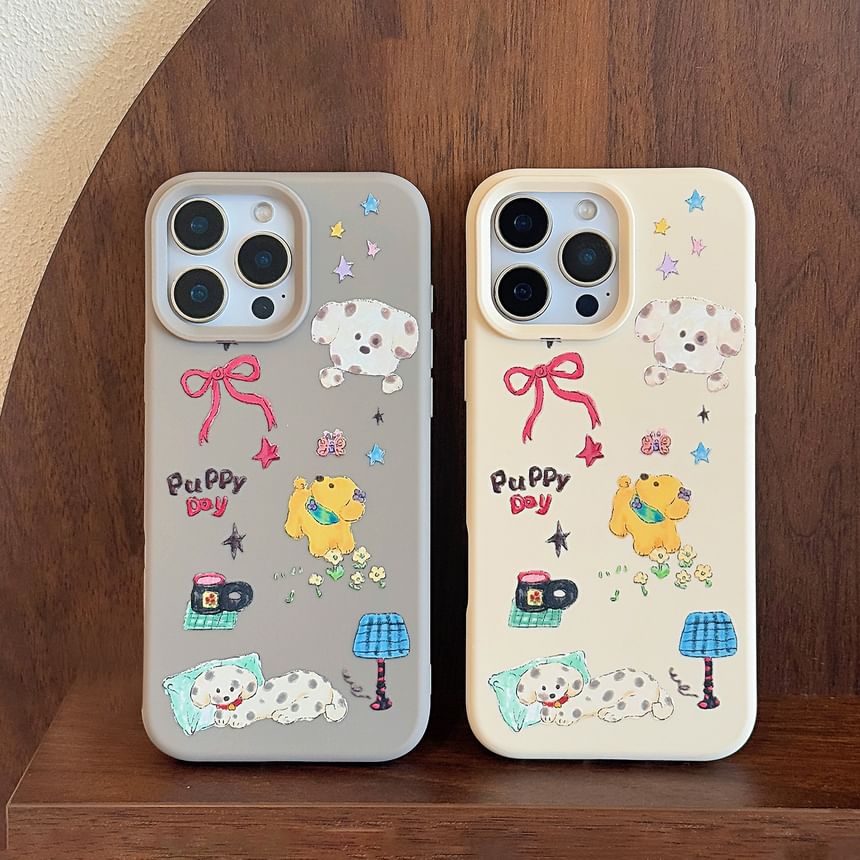 Dog Print Cartoon Phone Case