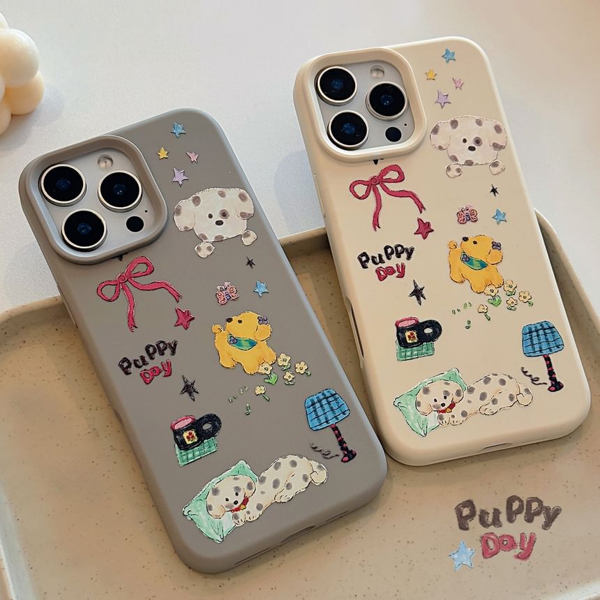 Dog Print Cartoon Phone Case