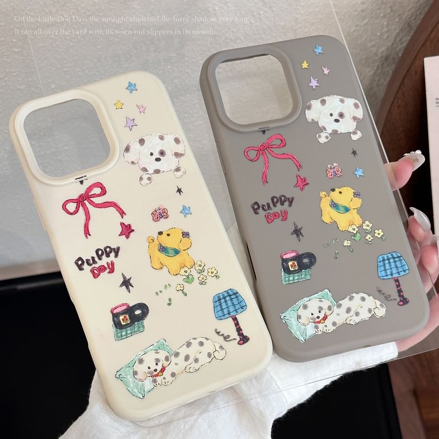 Dog Print Cartoon Phone Case
