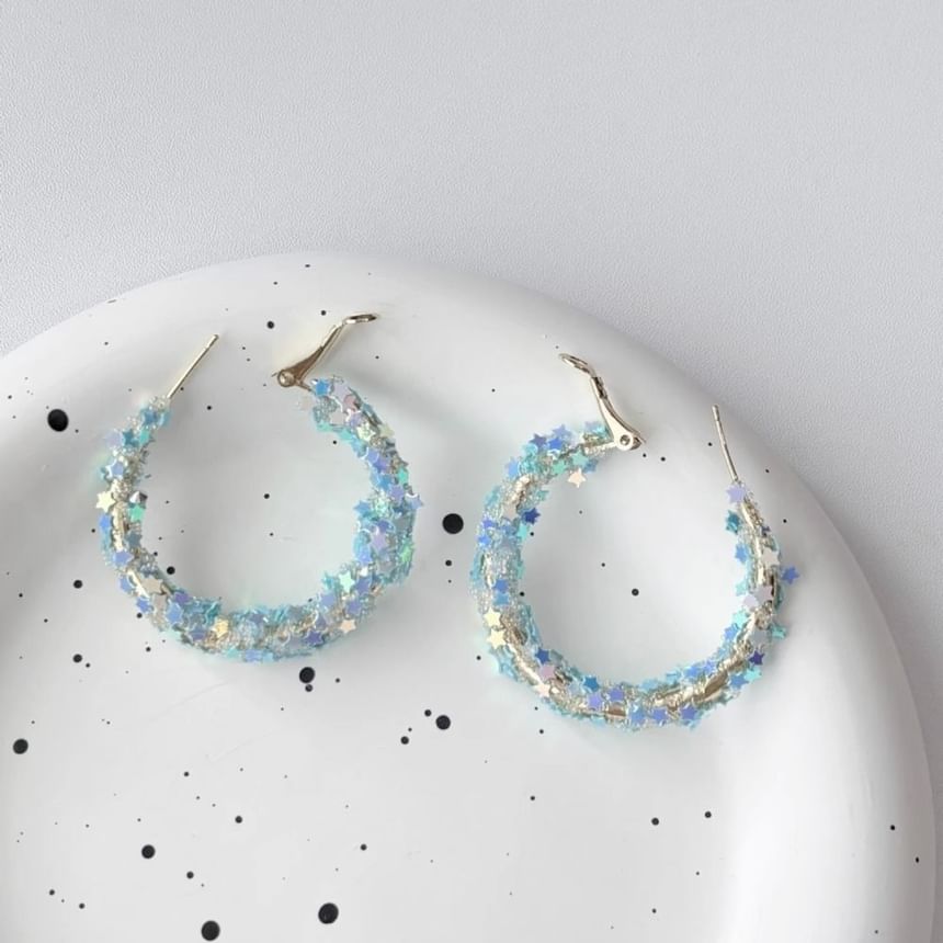 Alloy Earring Hoop Butterfly