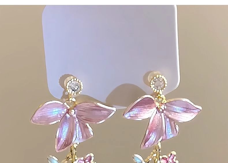 Floral Alloy Earring Dangle