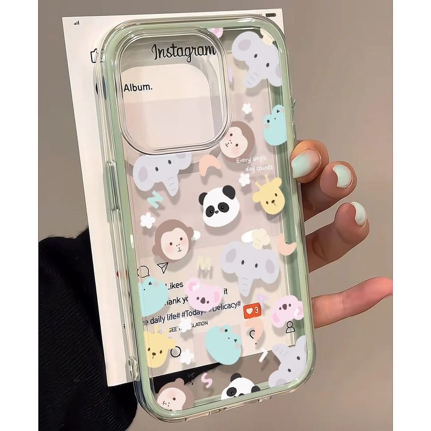 Case Transparent Animal Phone