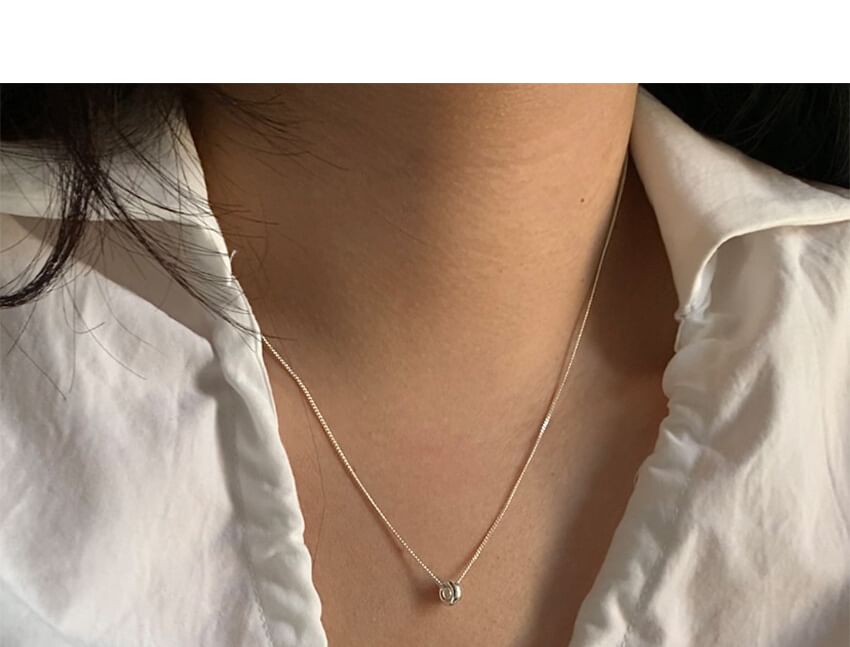 Silver Necklace Pendant Bead Sterling