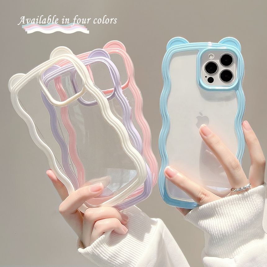Ear Bear Case Transparent iPhone