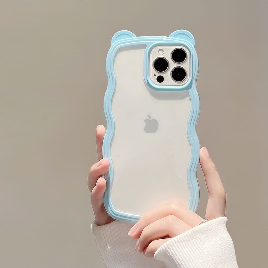 Ear Bear Case Transparent iPhone