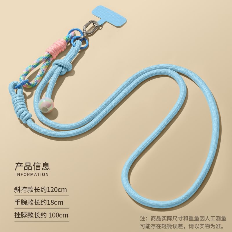 Lanyard with Phone Cord Pad