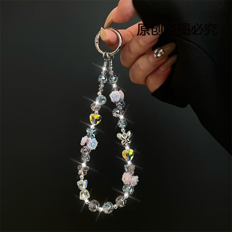 Flower with Phone Pad Lanyard