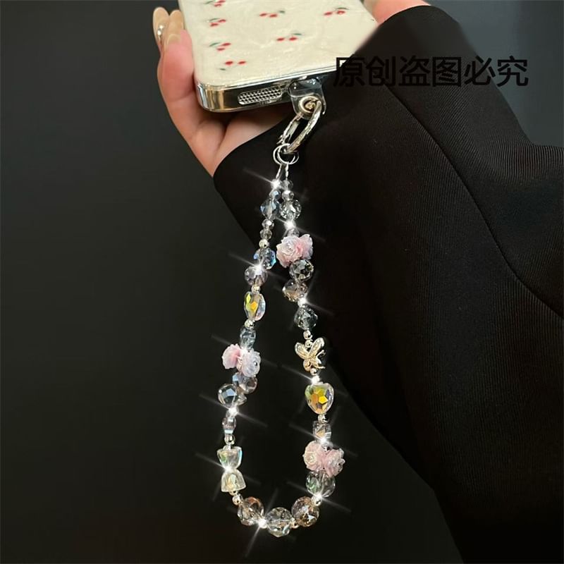 Flower with Phone Pad Lanyard