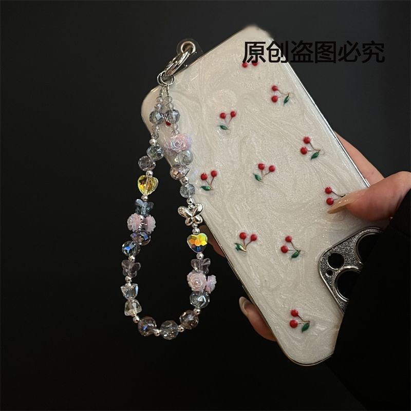 Flower with Phone Pad Lanyard