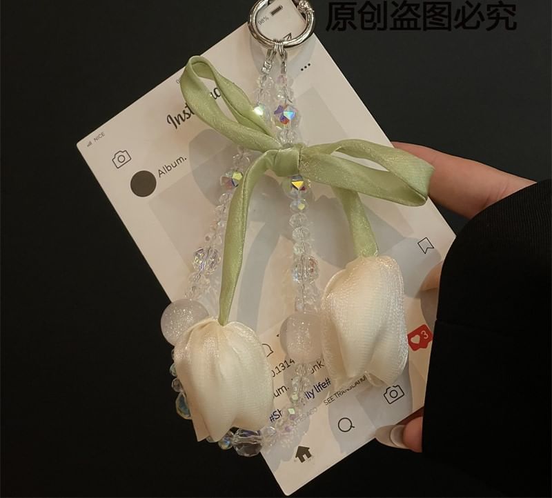 Pad Flower Lanyard with Phone