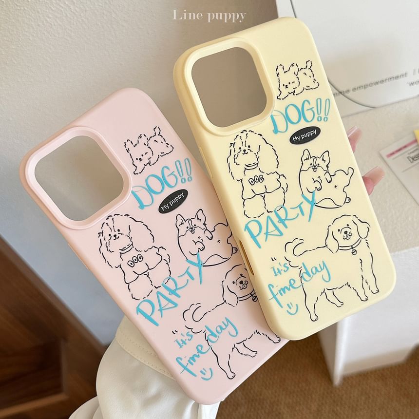 Case Phone Dog Print