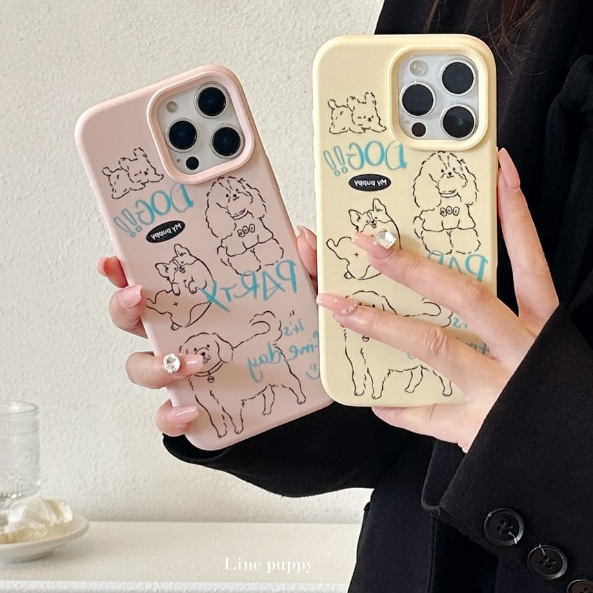 Case Phone Dog Print