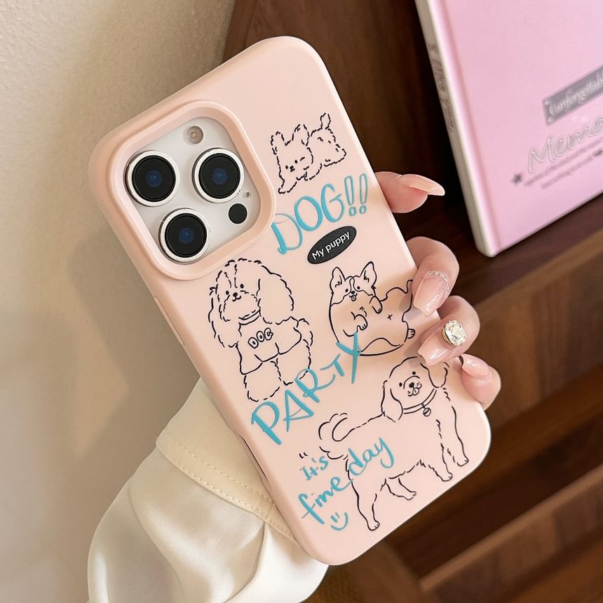 Case Phone Dog Print