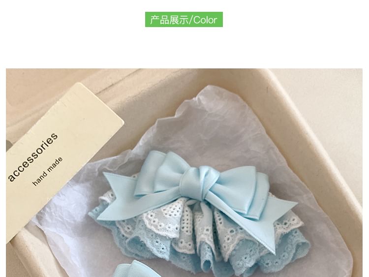 Hair Set / Bow Clip Lace