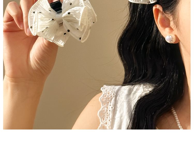 Hair Claw Dotted Set
