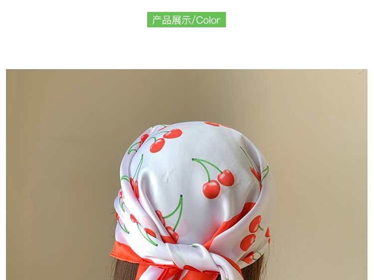 Print Cherry Head Band