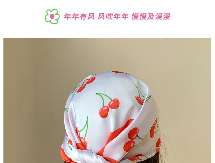 Print Cherry Head Band