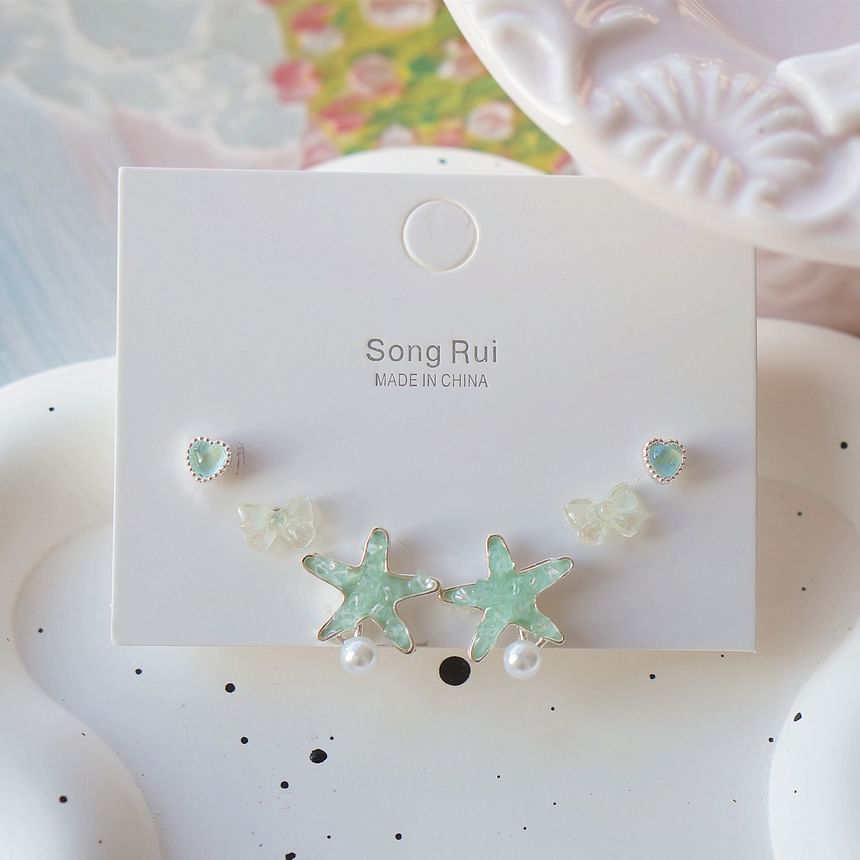 Starfish Earring Set Stud