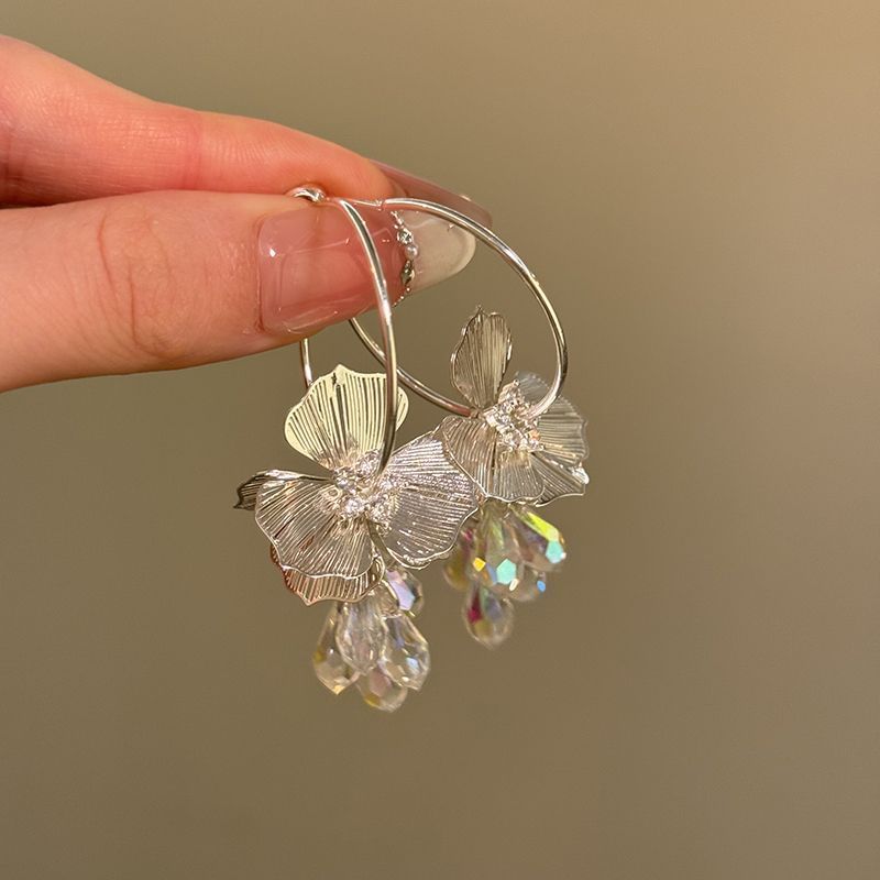 Hoop Floral Earring