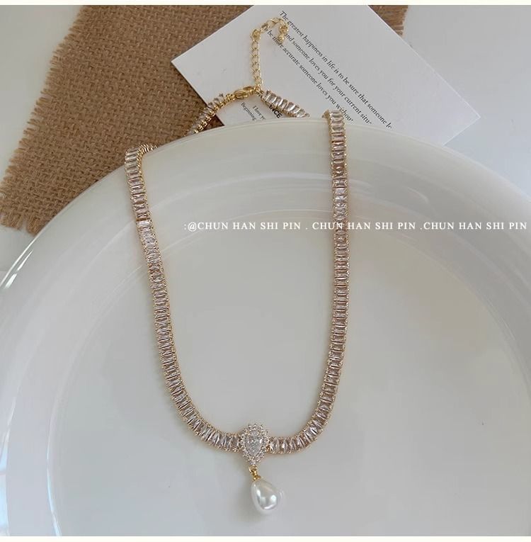 Faux Pearl Necklace