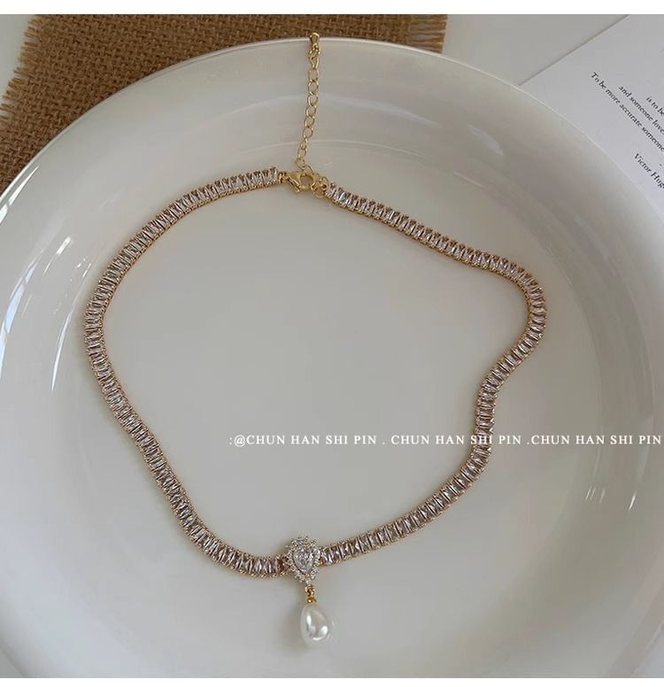 Faux Pearl Necklace