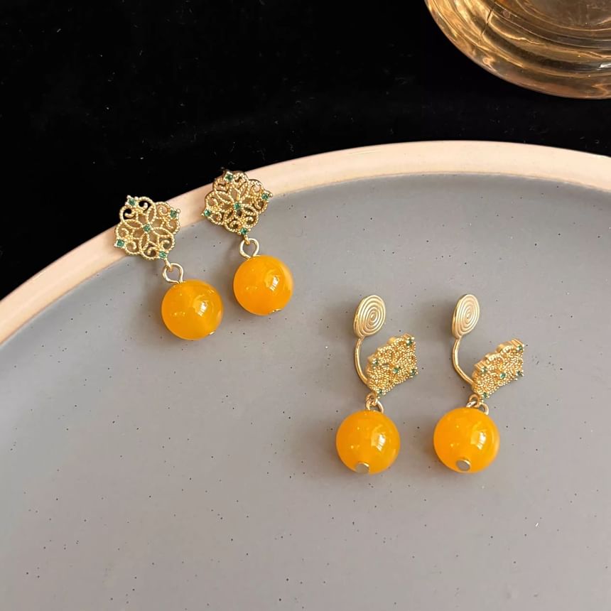 Earring Ball Dangle