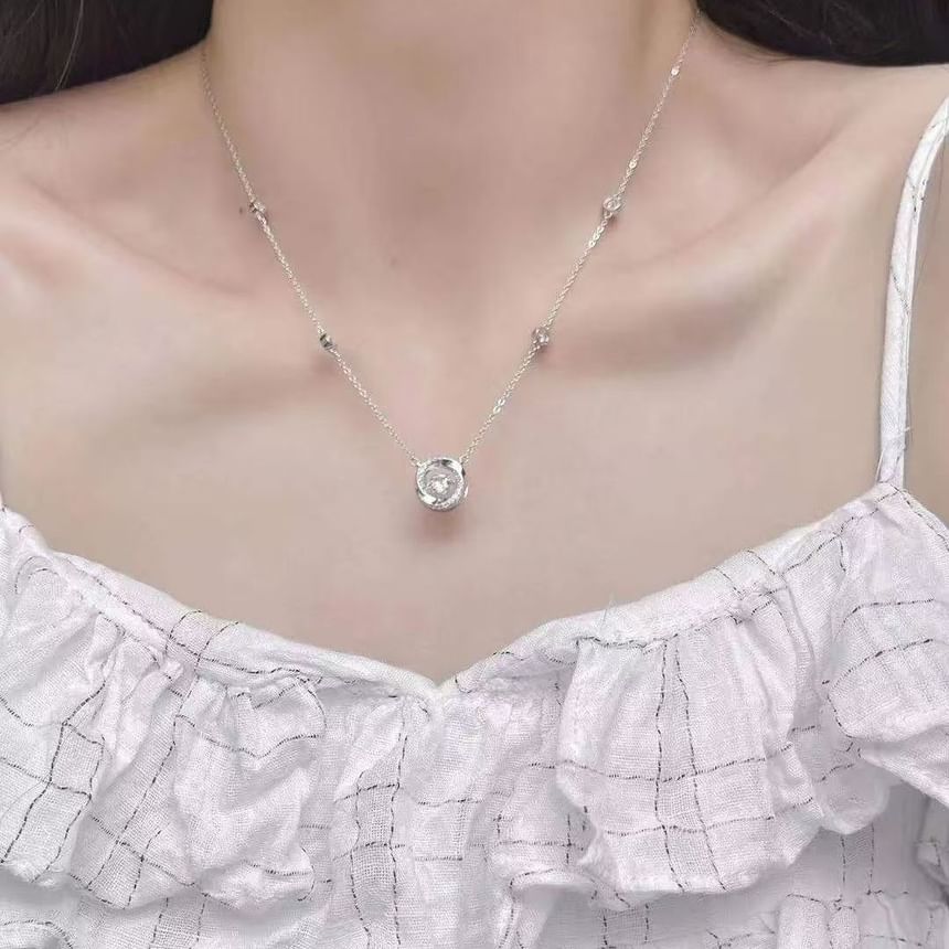 Twisted CZ Necklace