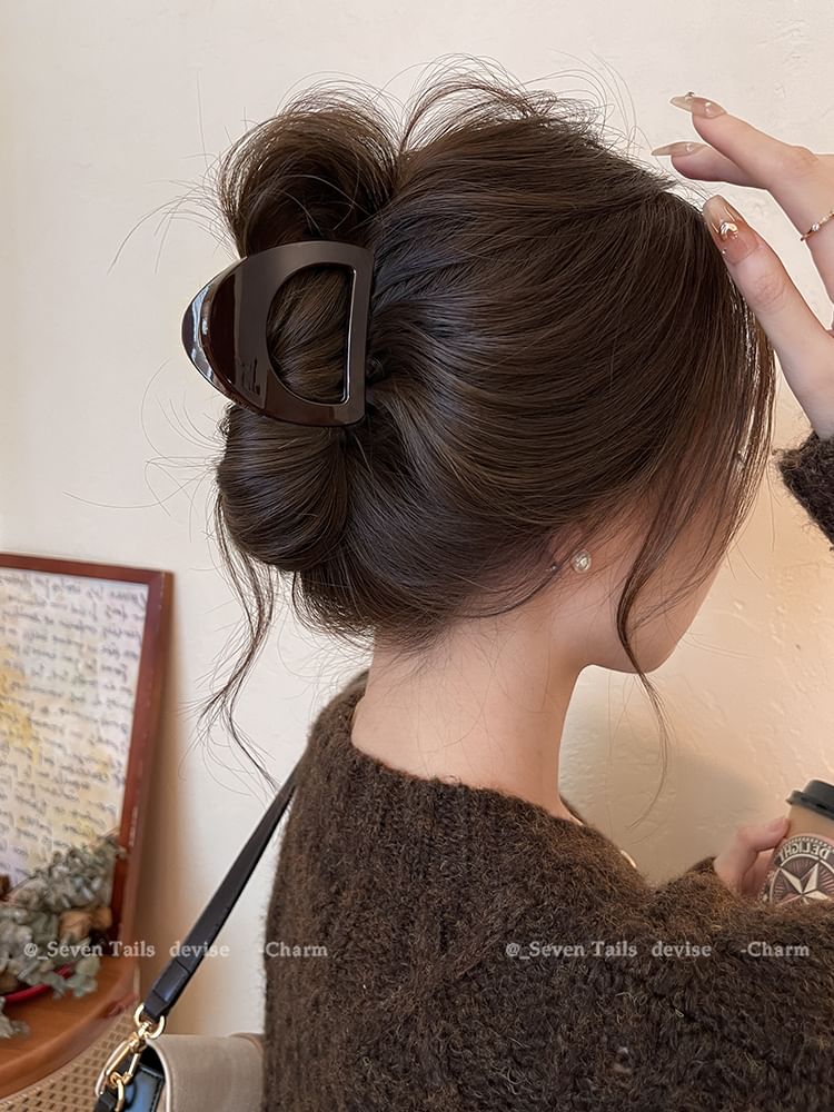 Claw Clip Hair Plain Acrylic