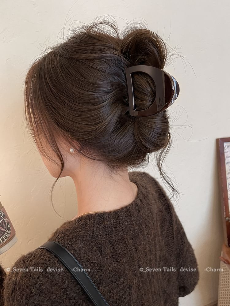 Claw Clip Hair Plain Acrylic