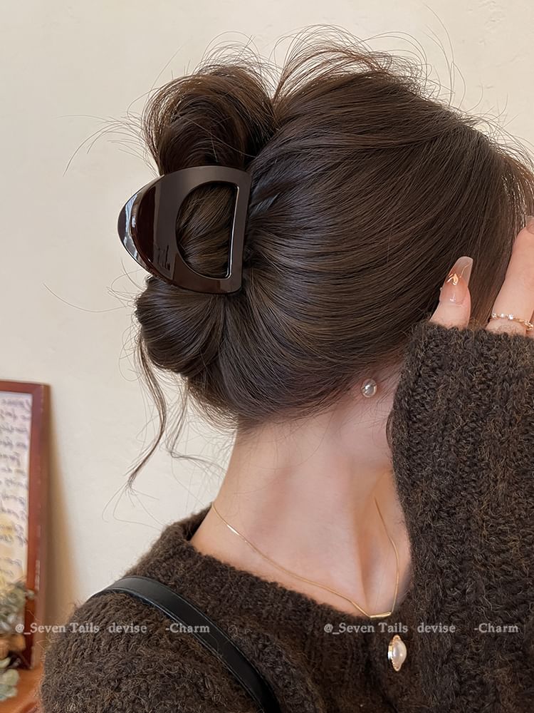Claw Clip Hair Plain Acrylic