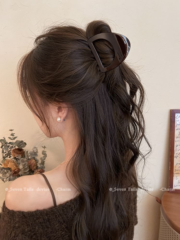 Claw Clip Hair Plain Acrylic