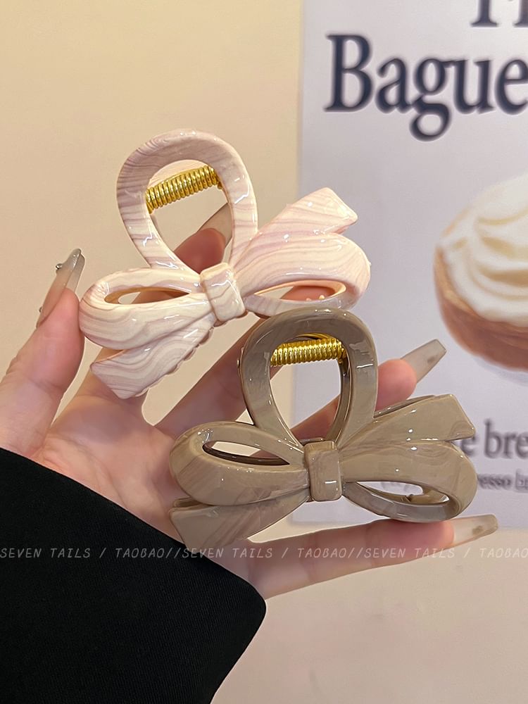 Clip Hair Bow Acrylic Claw