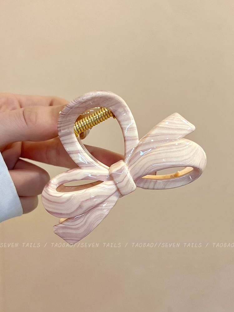 Clip Hair Bow Acrylic Claw