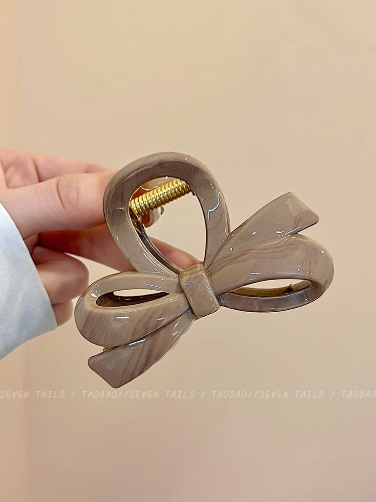 Clip Hair Bow Acrylic Claw