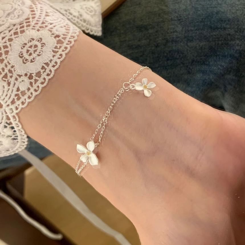 Layered Bracelet Flower