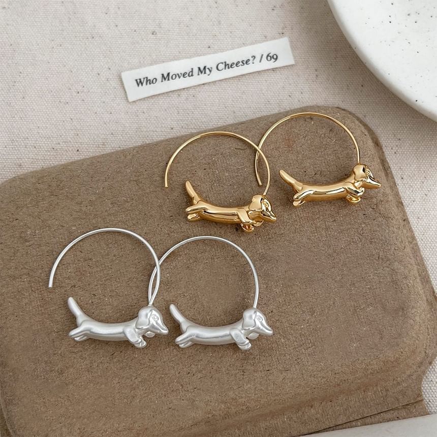 Open Earring Dog Hoop