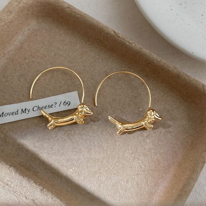 Open Earring Dog Hoop