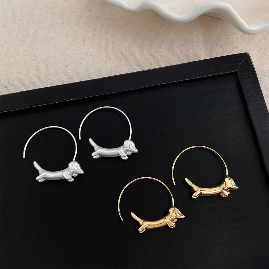 Open Earring Dog Hoop