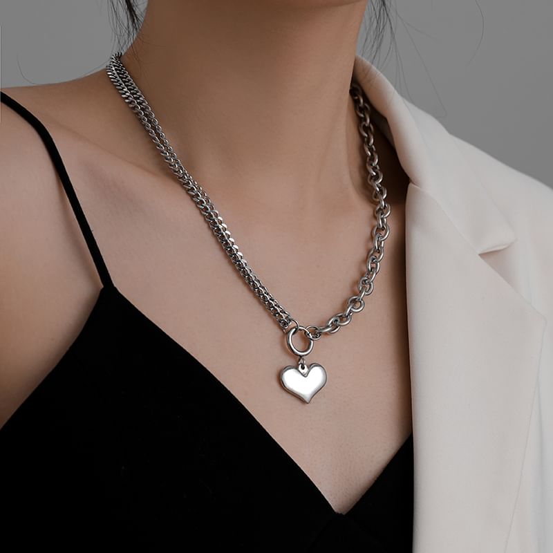 Necklace Heart Pendant