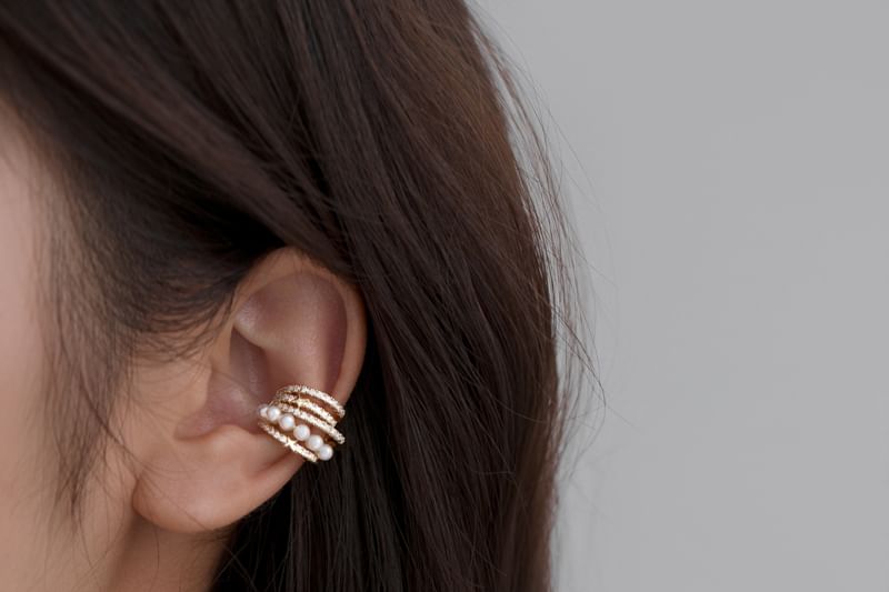 Cuff Ear Faux Pearl