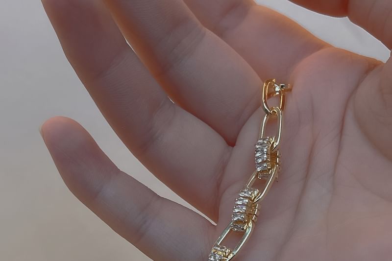 Rhinestone Bracelet Chain