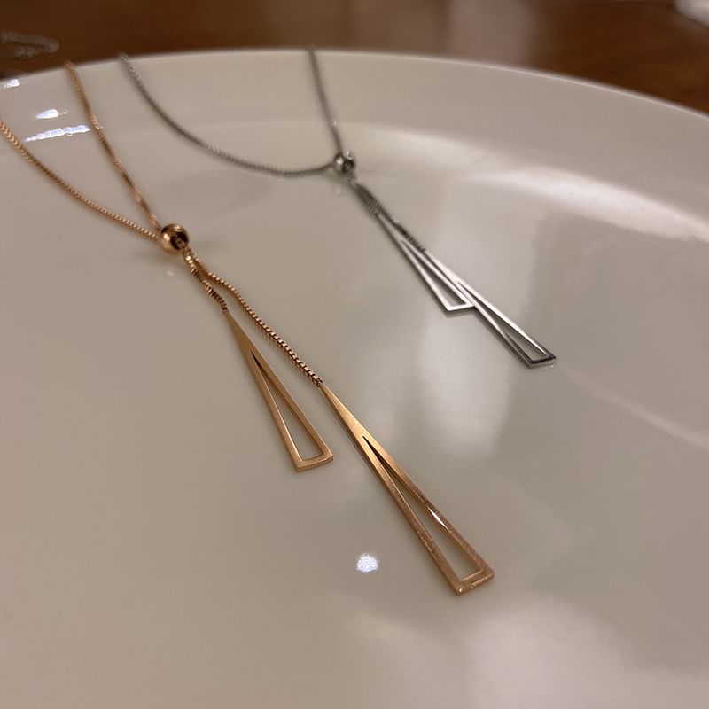 Pendant Necklace Triangle
